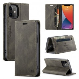 Funda de Piel con Tapa Horizontal Soporte y RFID para iPhone 12 / 12 Pro