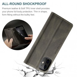 Funda de Piel con Tapa Horizontal Soporte y RFID para iPhone 12 / 12 Pro