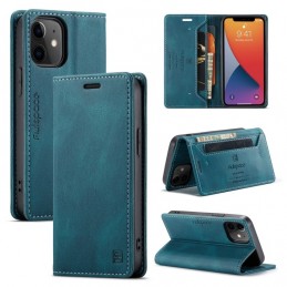 Funda de Piel con Tapa Horizontal Soporte y RFID para iPhone 12 / 12 Pro