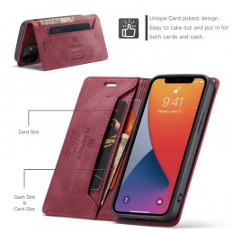 Funda de Piel con Tapa Horizontal Soporte y RFID para iPhone 12 / 12 Pro