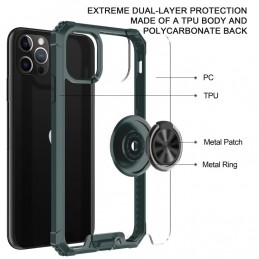 Funda Protectora Magnética con Anillo para iPhone 11 Pro