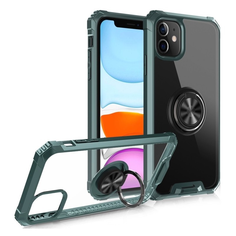 Funda Protectora Magnética con Anillo para iPhone 11