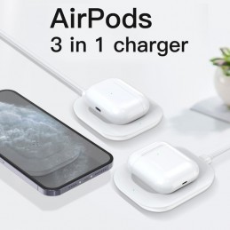 TOTU Cargador Rápido para iPhone 12 Series + AirPods + AirPods Pro