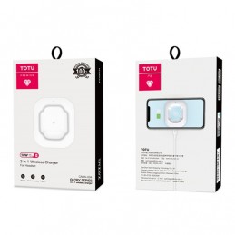 TOTU Cargador Rápido para iPhone 12 Series + AirPods + AirPods Pro