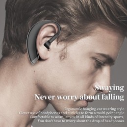Auricular Estéreo Inalámbrico Universal Giratorio para una Oreja