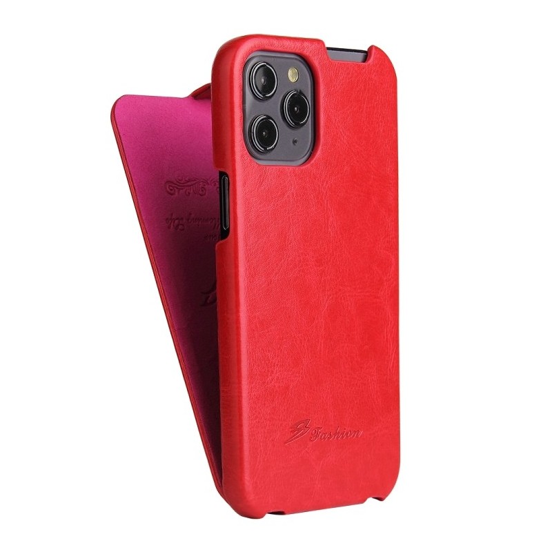 Funda para iPhone 12 mini de Piel con Tapa Vertical