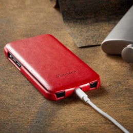 Funda para iPhone 12 mini de Piel con Tapa Vertical