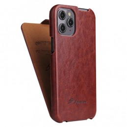 Funda para iPhone 12 Pro Max de Piel con Tapa Vertical
