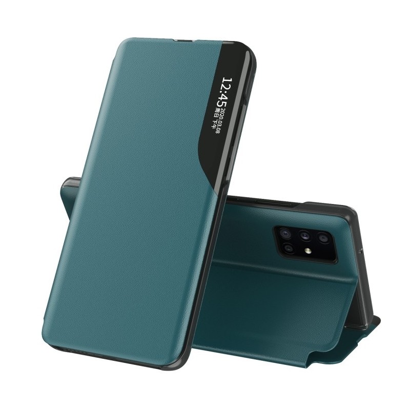 Funda Magnetica para Samsung Galaxy S30 Ultra de Piel con Pantalla Lateral