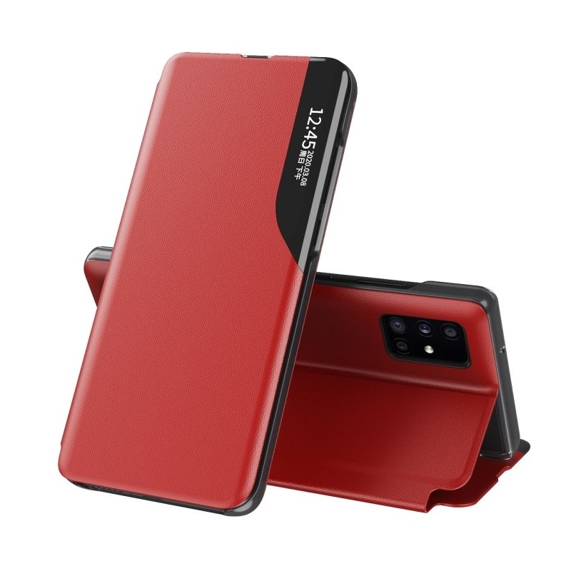 Funda Magnetica para Samsung Galaxy S30 Ultra de Piel con Pantalla Lateral