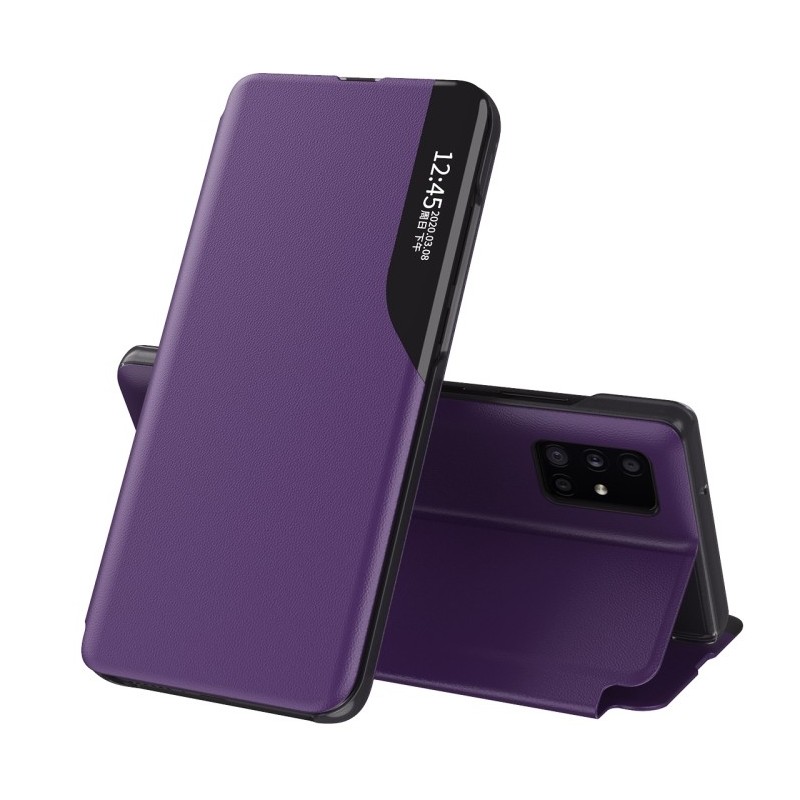 Funda Magnetica para Samsung Galaxy S30 Ultra de Piel con Pantalla Lateral