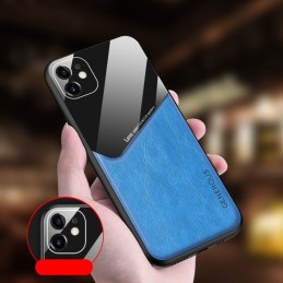 GENEROUS Funda Magnética de Piel + Cristal para iPhone 12 Pro Max
