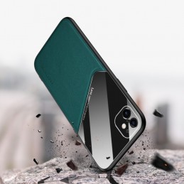 GENEROUS Funda Magnética de Piel + Cristal para iPhone 12 Pro Max