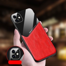 GENEROUS Funda Magnética de Piel + Cristal para iPhone 12 / 12 Pro
