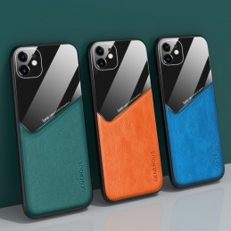 GENEROUS Funda Magnética de Piel + Cristal para iPhone 12 mini