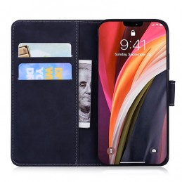 Funda Libro de Cuero con Soporte y Billetera para iPhone 12 Pro Max