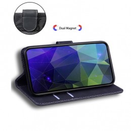 Funda Libro de Cuero con Soporte y Billetera para iPhone 12 Pro Max