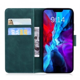 Funda Libro de Cuero con Soporte y Billetera para iPhone 12 mini
