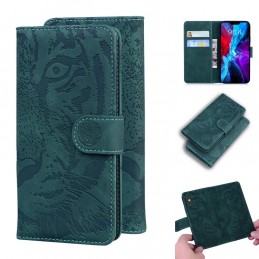 Funda Libro de Cuero con Soporte y Billetera para 12 mini