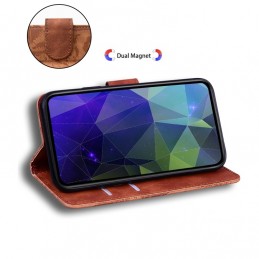 Funda Libro de Cuero con Soporte y Billetera para iPhone 12 mini