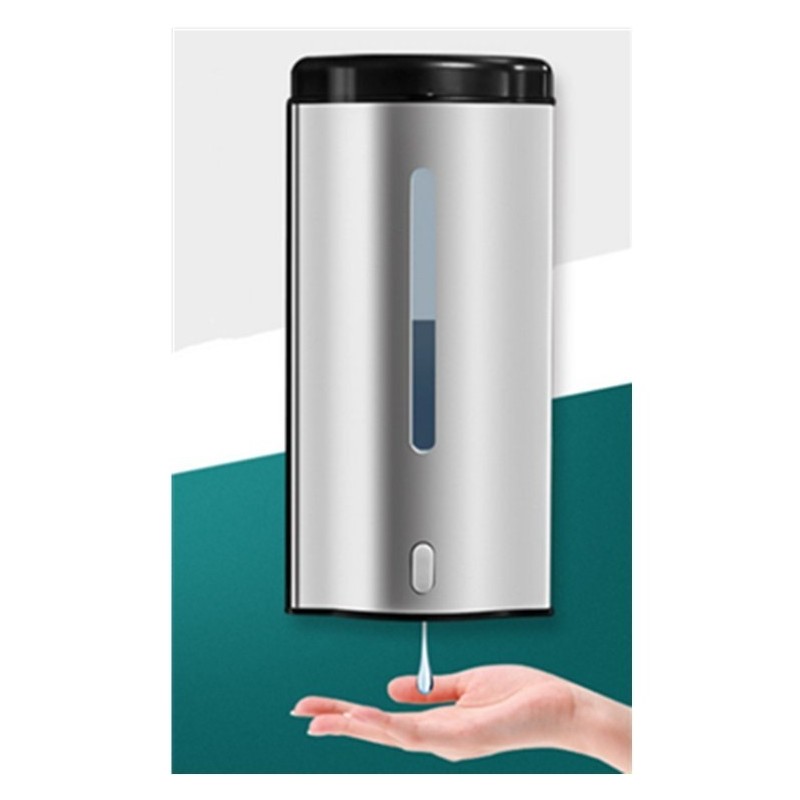 Dispensador automático de jabón liquido o desinfectante de acero inoxidable 600ML