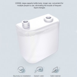 Dispensador automático de jabón y desinfectante de gran capacidad de 2200 ml