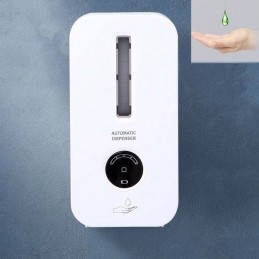 Dispensador jabon pared para baño con sensor automático de 1000ml