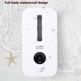 Dispensador jabon pared para baño con sensor automático de 1000ml