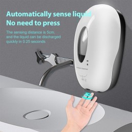 Dispensador de jabon liquido automatico con sensor para baño