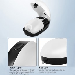 Dispensador de jabon liquido automatico con sensor para baño