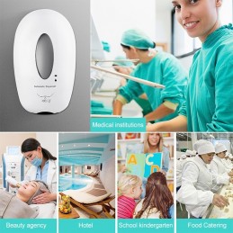 Dispensador de jabon liquido automatico con sensor para baño