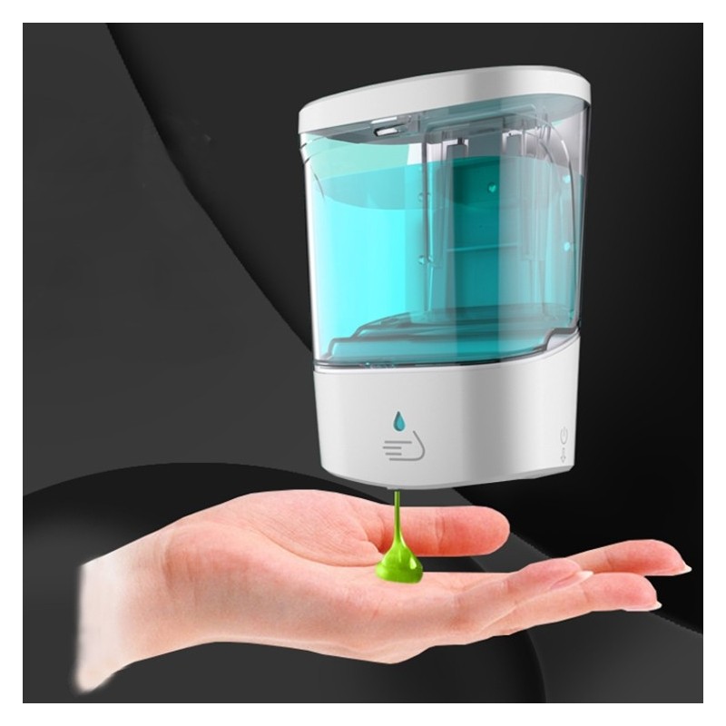 Dispensador automático de jabón o desinfectante liquido capacidad de 700 ml