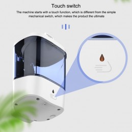 Dispensador automático de jabón o desinfectante liquido capacidad de 700 ml