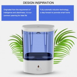 Dispensador automático de jabón o desinfectante liquido capacidad de 700 ml