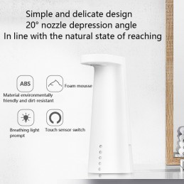 Dosificador de espuma de jabón con sensor automático recargable
