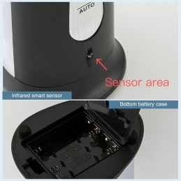 Dosificador de espuma de jabón con sensor automático recargable