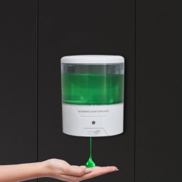 Dispensador de jabón con sensor automático para montar en la pared