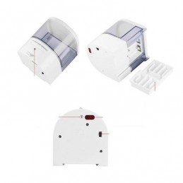 Dispensador de jabón con sensor automático para montar en la pared