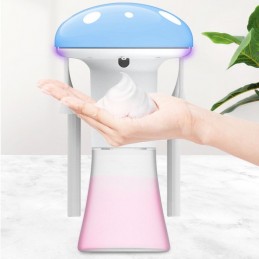 Dosificador 2 en 1 de jabón en espuma automático y esterilizador de cepillos