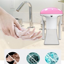 Dosificador 2 en 1 de jabón en espuma automático y esterilizador de cepillos