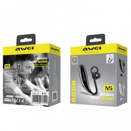 AWEI N5 Auricular Inalámbrico Bluetooth 5.0 Binaural con Gancho