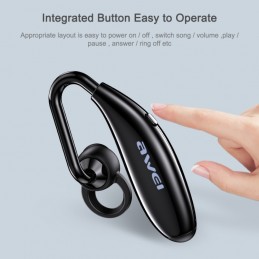 AWEI N5 Auricular Inalámbrico Bluetooth 5.0 Binaural con Gancho