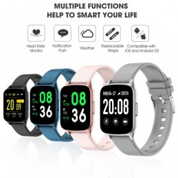 Lokmat KW17 reloj smartwatch mujer impermeable ip68 a prueba de agua deportivo