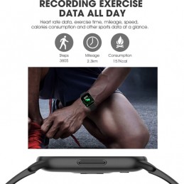 Lokmat KW17 reloj smartwatch mujer impermeable ip68 a prueba de agua deportivo