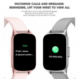 Lokmat KW17 reloj smartwatch mujer impermeable ip68 a prueba de agua deportivo