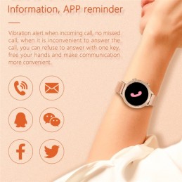 Smartwatch para mujer Lokmat M3 con pantalla IPS de 1,1 pulgadas