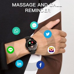 Lokmat COMET Smartwatch Reloj Intelijente IP 68 Sumergible hasta 30 Metros