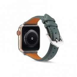 Correa reloj de cuero genuino para Apple Watch 6, SE, 5, 4 44 mm
