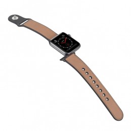 Correa de Cuero Paste TPU para Apple Watch 6,SE,5 y 4 44mm