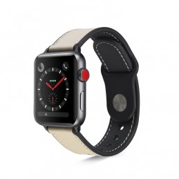 Correa de Cuero Paste TPU para Apple Watch 6,SE,5 y 4 44mm